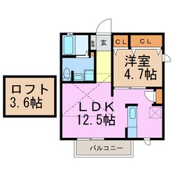 ロイヤルコート水広下の物件間取画像